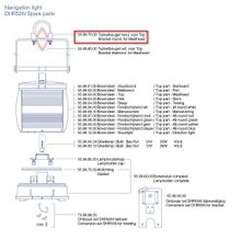 DHR Кронштейн с кольцом DHR 55.99.75.00 для топовых огней DHR55N