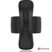 DreamLove Черная вибровкладка в трусики с пультом-часами Anne s Desire Vibro Panty Wireless Watchme (черный)