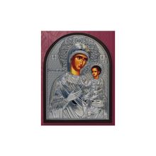 Икона Богородицы "Иверская", ЮЛ (серебро 960*) в рамке Классика