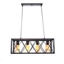 Lumina Deco Подвесная люстра Lumina Deco Nortis LDP 11535-4 BK ID - 148387