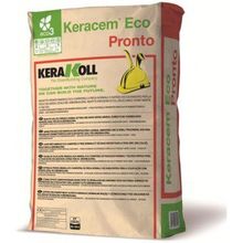 Стяжка Kerakoll Keracem Eco Pronto высокопрочная, эко-совместимая, быстросохнущяя, 30 кг