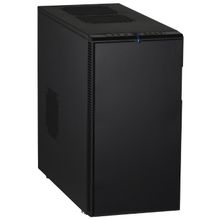 Корпус fractal design define mini черный w o psu matx secc 2*120mm fan 2*usb2.0 usb3.0 audio front door screwless bott psu fd-ca-def-mini-bl