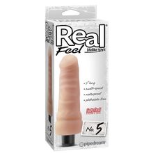 Pipedream Реалистичный вибромассажер Real Feel Lifelike Toyz №5 - 17,8 см. (телесный)