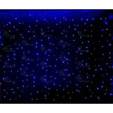 Rich LED RL-CS2*1.5-B B Уличный светодиодный Занавес 2x1.5 м, синий, пост свечение, провод черный