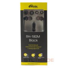 Наушники RITMIX RH-180M black
