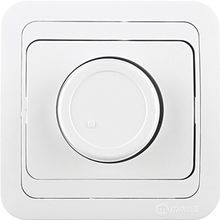 МАКЕЛ Мимоза диммер поворотный белый 60-1000Вт (12093)   MAKEL Mimoza 12093 светорегулятор (диммер) поворотный белый 60-1000Вт