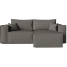 Смарт Диван угловой Лофт 2-х местный еврокнижка Dream grey