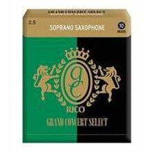 RGC10SSX250 Grand Concert Select Трости для саксофона сопрано, размер 2.5, 10шт, Rico