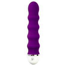 Dream Toys Фиолетовый вибромассажер BULBED VIBE - 16 см. (фиолетовый)