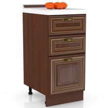 Любимый Дом Кухня Кантри Орех Стол 3 ящика 40 см. ID - 287561