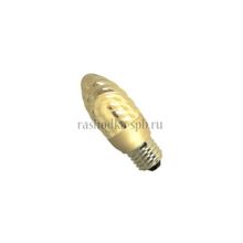 Энергосберегающая лампа Ecola candle 9W DEA CTG 220V E27 витая золотистая свеча 98х38