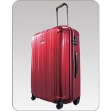 ProtecA Красный пластиковый чемодан на молнии 00866