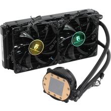 Охладитель  DEEPCOOL    DP-GS-H12RL-MS240T-WF  MAELSTROM  240T  вод.охл(4пин,1155 1366 2011 AM2-FM2,17.8-34.1дБ,600-1800об мин)