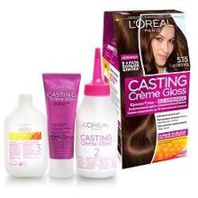 Краска-уход для волос L&apos;Oreal Paris Casting Creme Gloss оттенок 535 Шоколад, 180 мл, без аммиака