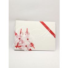 Альбом для свадебных пожеланий Gilliann Red Retro AST070