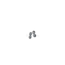 Серьги из серебра  без вставок Овалы арт.012113