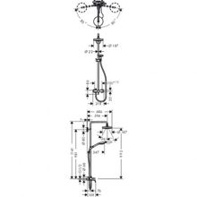 Душевая система Hansgrohe Croma Select S 180 2jet (27255400)