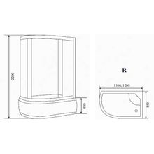 Timo Душевая кабина T-1120 R