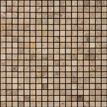 Мозаика Natural Adriatica M036-15P (M036-FP) (Emperador Light) 15х15 30,5х30,5