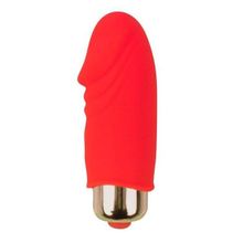 Красный вибромассажер Sweet Toys - 5,5 см. (139500)