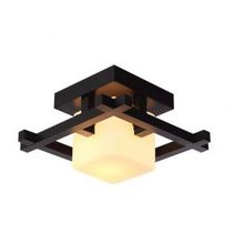 Настенно-потолочный WOODS шоколадный белый E27 1*60W 220V арт.A8252PL-1CK