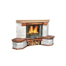 Каминная облицовка PALERMO (мрамор кол., угловая)