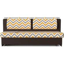 Смарт Диван кухонный Говард brown zigzag со спальным местом