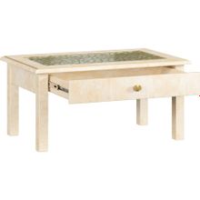 Алмаз. Любимый дом Александрия Стол журнальный (Кожа Ленто Рустика)