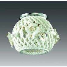 Встраиваемый декоративный светильник FARFOR белый золото IP20 G9 40W 220V 370207