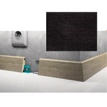 Плинтус деревянный Cezar Boa 004, 58мм L=2,20m., Дуб черный