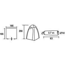 Тент для душа Green Glade Ardo