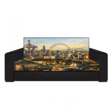 Диван London-2 флок фото-принт 120 ППУ