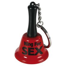 Orion Брелок-колокольчик Ring for Sex (красный с черным)