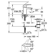 Смеситель Grohe Eurostyle Cosmopolitan 33552002 для раковины