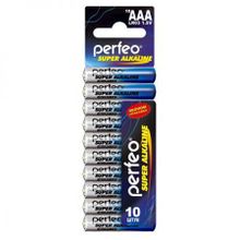 Батарейка AAA Perfeo LR03 10SH Super Alkaline, 10шт, Shrink Card