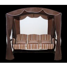 Садовые качели ЭЛИТ ЛЮКС (коричневые)