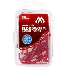 Мотыль искусственный Mikado NATURAL SCENT ARTIFICIAL BLOODWORM (1уп.- 30шт.)