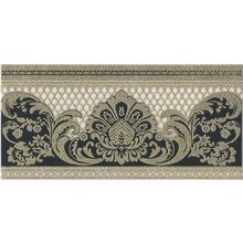 KERAMA MARAZZI HGD B103 11109R Бордюр Даниэли чёрный обрезной 30х14,5х9