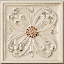 Vallelunga & Co. Rialto Formella Floreale Painted 15x15 см