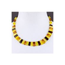 Бусики-Колечки Колье Янтарь "Тутанхамон" арт. НЯН-п676