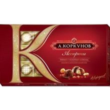 Конфеты Коркунов 200 грамм темный шоколад
