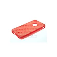 Силиконовая накладка для iPhone 4 4S вид №23 red