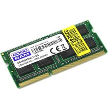 Модуль памяти Goodram    GR1600S364L11   8G    DDR3 SODIMM 8Gb    PC3-12800    CL11 (for NoteBook)