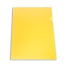 папка-уголок Бюрократ, А4, 180 мкм, непрозрачная, жёлтая (упаковка 20 шт) E310N 1yel