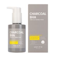 Очищающая пузырьковая маска с Древесным Углем Some by Mi Charcoal BHA Pore Clay Bubble Mask 120мл