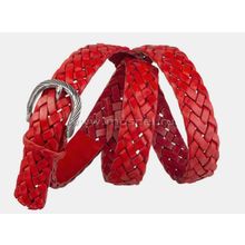 Плетеный ремень AT30-124 красный