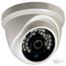 Falcon Eye Falcon FE-IPC-DPL100P 1Мп купольная IP камера; Матрица 1 4"" CMOS; 1280x720p 25k с; Дальность ИК подсветки 10-15м; Объектив f 2.8мм; ICR; Протокол i8S, i8, ONVIF; DC12V