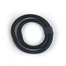 Черное двойное эрекционное кольцо (62090)
