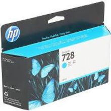 HP 728, F9J67A картридж голубой