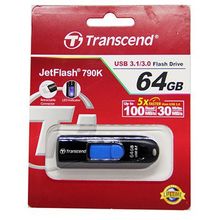 USB флешка 64Gb Transcend JetFlash 790W USB 3.1(TS64GJF790K)